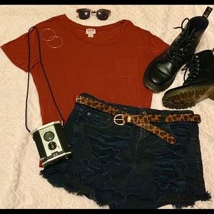 American Eagle Vintage Festival Shorts
